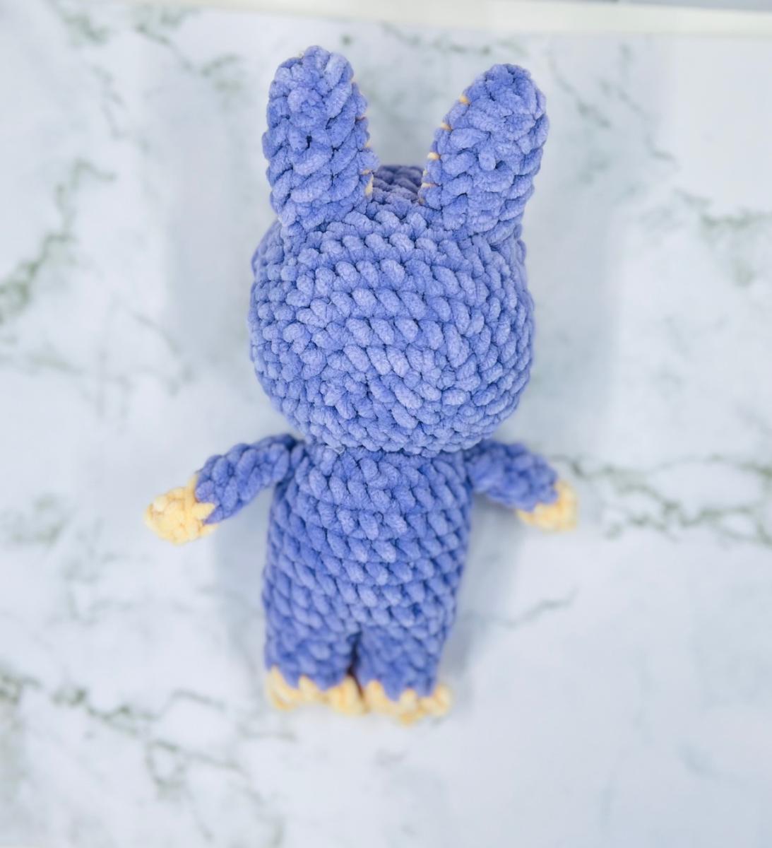 Labubu-Inspired Crochet Plushie | Soft Chenille Yarn picture