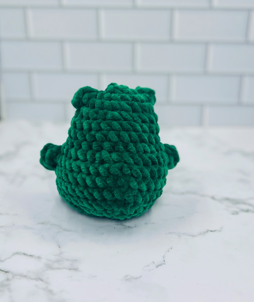 Chunky Crochet Frog Plushie | Soft & Cuddly Amigurumi Buddy picture