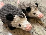 Chunky Crochet Possum Plush | Soft Woodland Friend