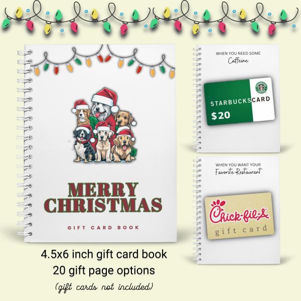 Christmas Gift Card Book | Gift Card Holder