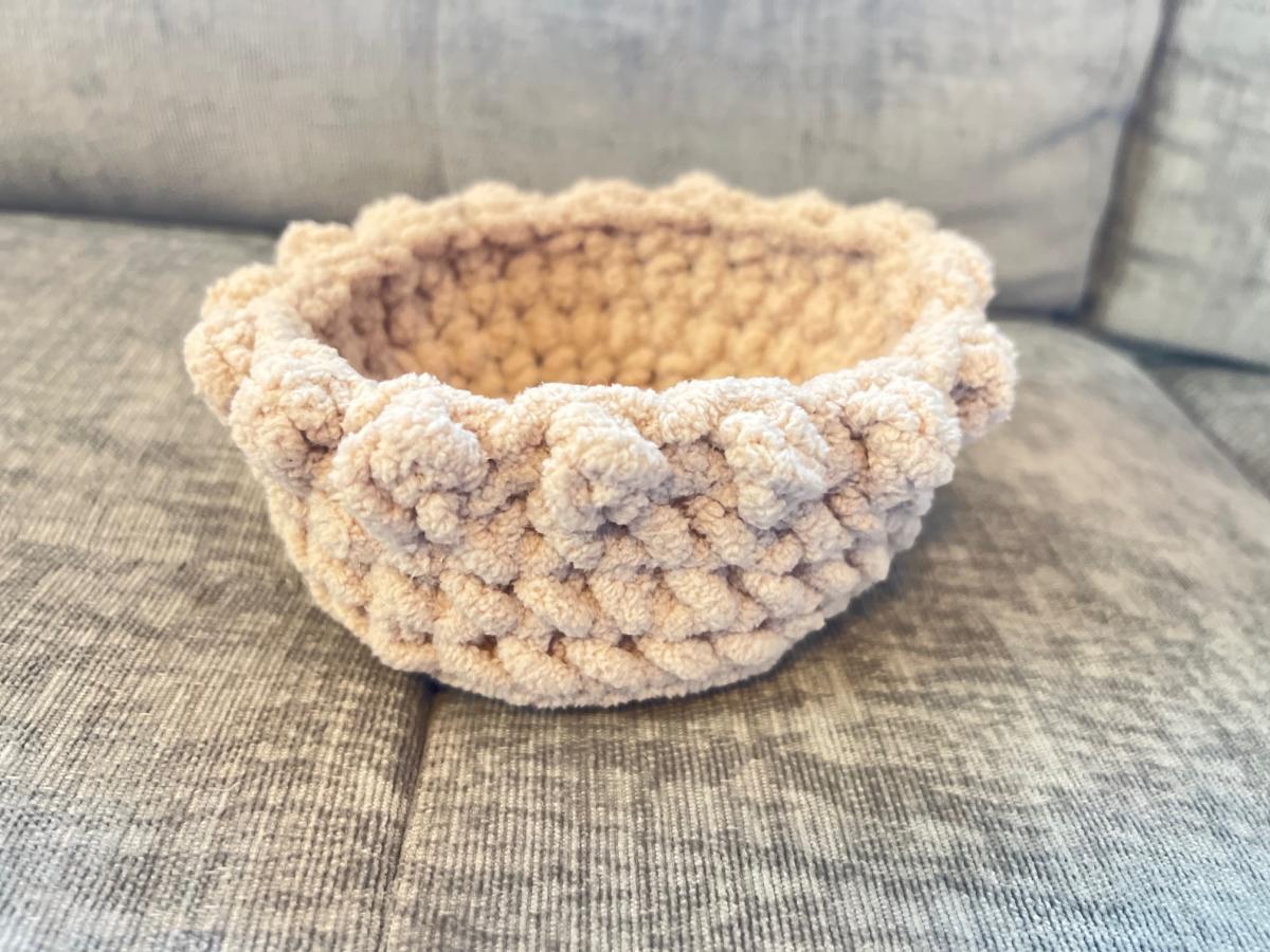 Mabel the Chicken | Handmade Crochet Plushie | Optional Nest | Soft Chunky Yarn picture