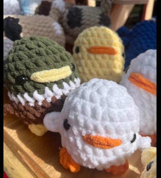 Chunky Crochet Duck Trio | Mallard, Chick, and Classic Duck