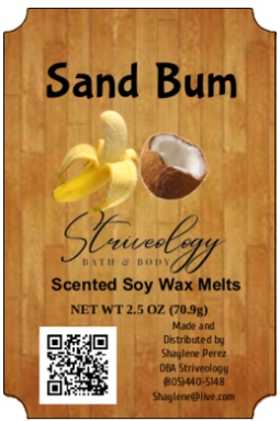 Sparkling Blue Wax Melt picture