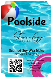 Sparkling Blue Wax Melt picture