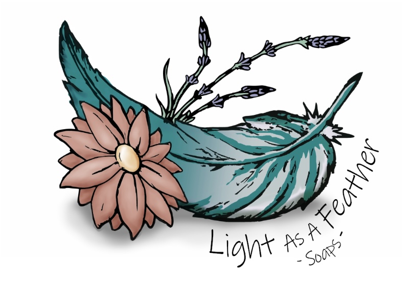 Light as a feather soaps