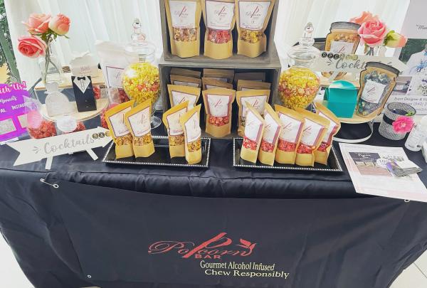 Liqueur infused popcorn sample box picture