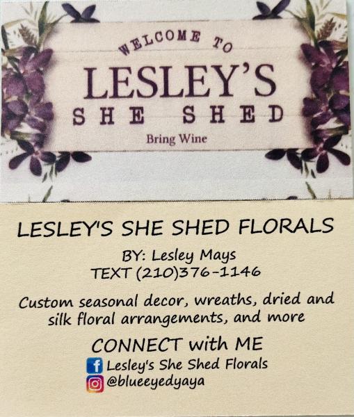 Lesley’s She Shed