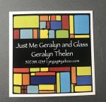 Just Me Geralyn and Glass