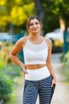Sleek crop-Ivory