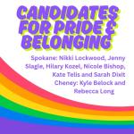 Candidates Marching for Pride and Belonging