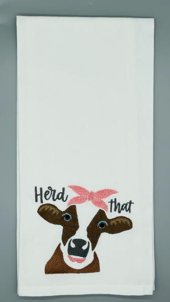 Embroidered Kitchen Towel
