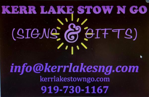 Kerr Lake Stow N Go LLC (Signs and Gifts)