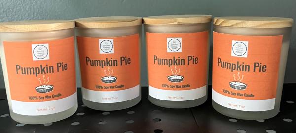 7 oz. soy wax candle- Pumpkin Pie