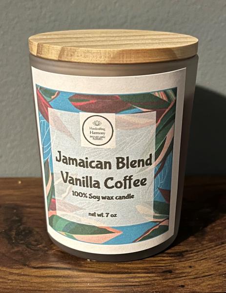 Jamaican Blend Vanilla Coffee- 7 oz. Soy jar candle