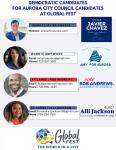 Alli Jackson, Amy Wiles, Rob Andrews, and Javier Chavez  for Aurora City Council