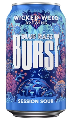 Wicked Weed Blue Razz Sour Draught