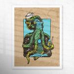 Map Monster 11x14 Print