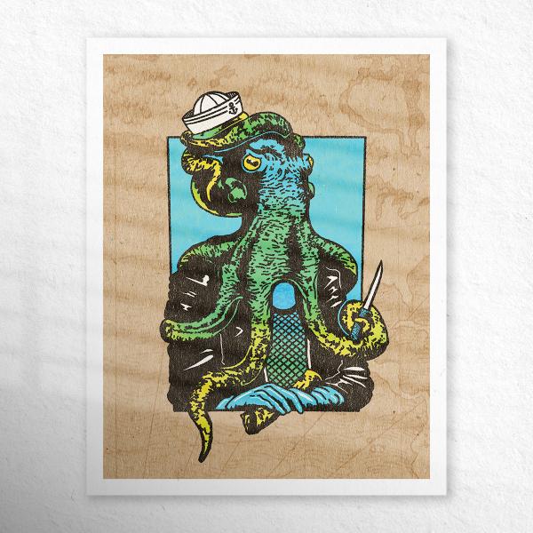 Map Monster 11x14 Print