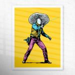 Mushroom Cowboy 11x14 Print