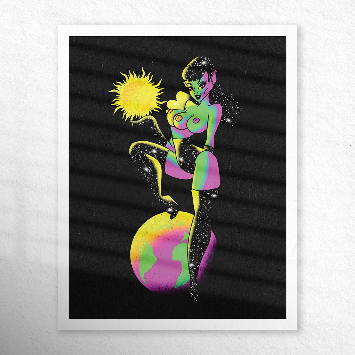 Galaxy Queen 11x14 Print picture