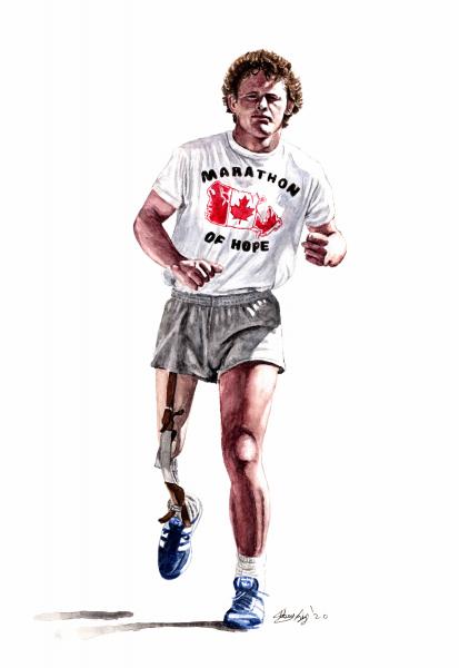TERRY FOX LIMITED EDITON PRINT picture