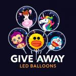 Give away led balloons