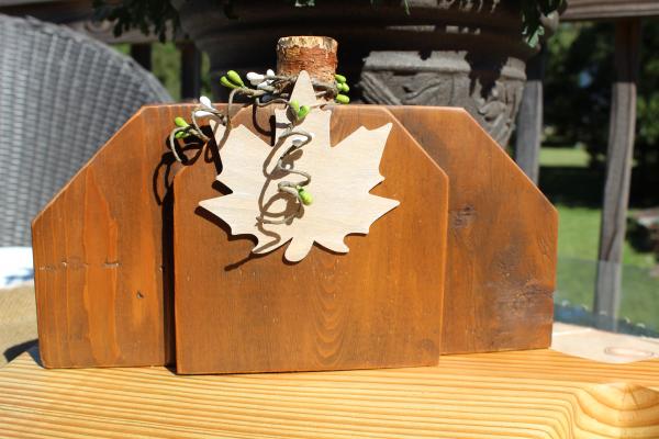 Wood Pumpkin Fall Decor