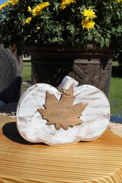 Wood Pumpkin Fall Decor