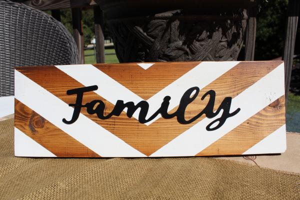 "Family" Wood Sign picture