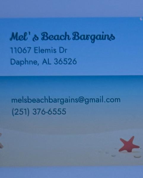 Mel's Beach Bargains