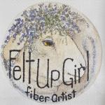 Felt Up Girl Fiber Art