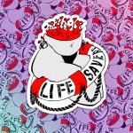Thicc Thighs Save Lives Sticker