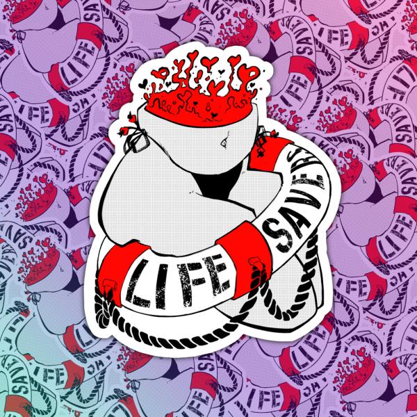 Thicc Thighs Save Lives Sticker