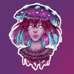 Weeping Mush Sticker