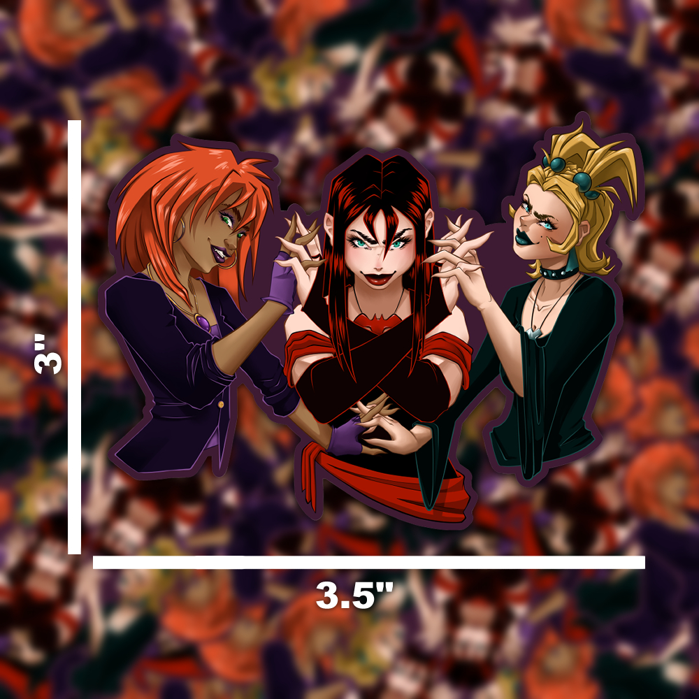 Handholding Hex Sisters Sticker picture