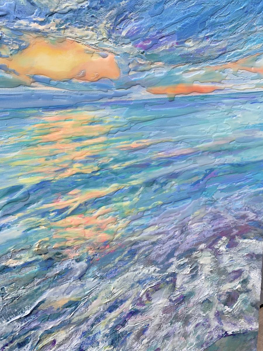 Surf at Sunset picture