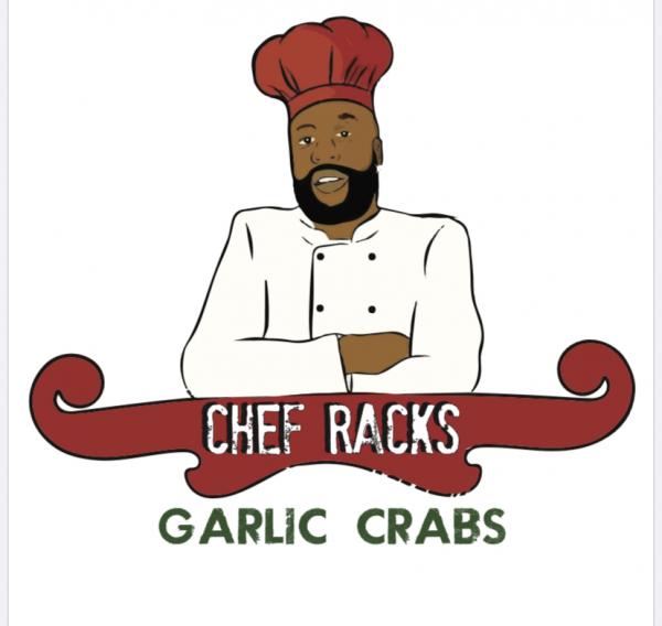Chef Racks Garlic Crabs