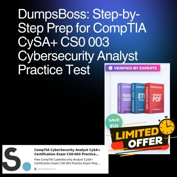 Comptia Cysa+ Cs0 003 Cybersecurity Analyst Practice Test