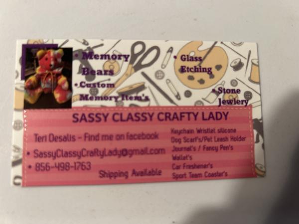 Sassy, classy crafty lady