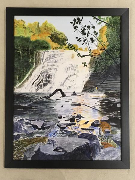 Ithaca Falls at Sunset