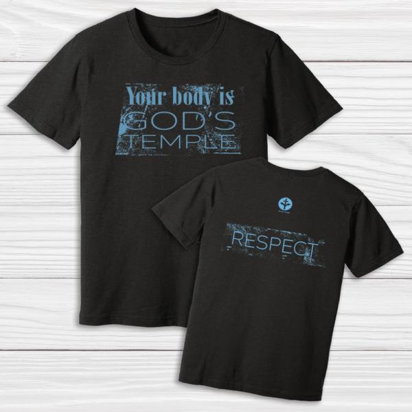Your Body is God's Temple - 2-sided T-shirt