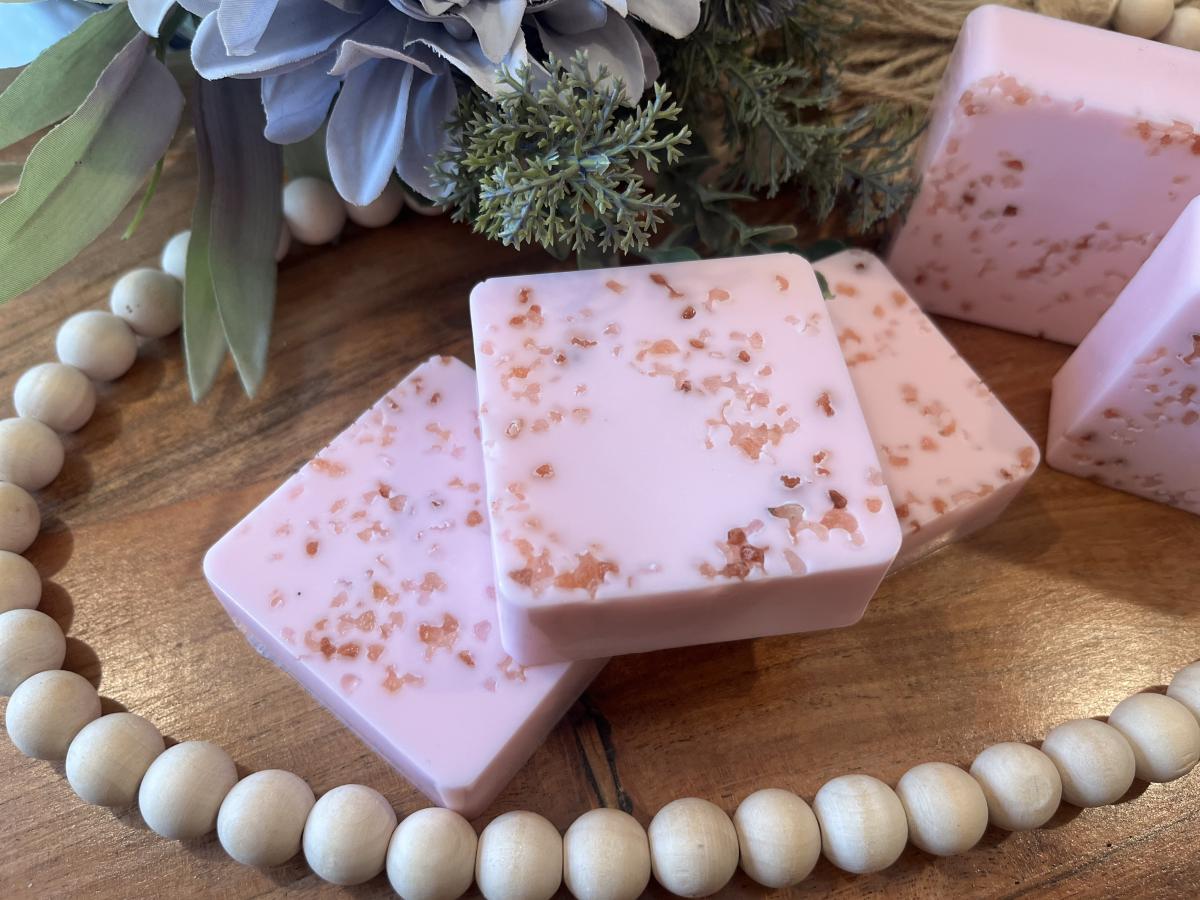 Goat Milk Soap with Himalayan Salt Crystals picture