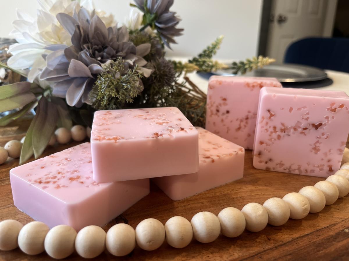 Goat Milk Soap with Himalayan Salt Crystals picture
