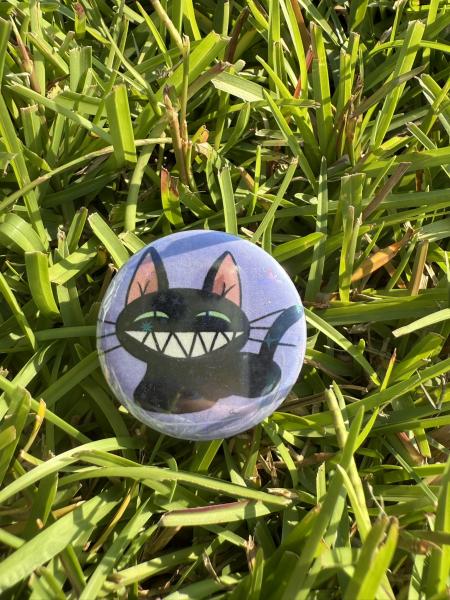 Kuroneko Pin Button