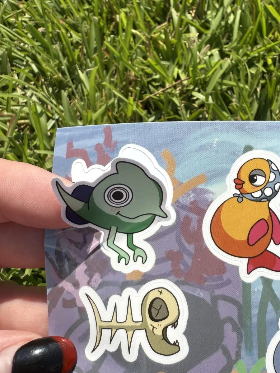 Insane Aquarium Sticker Sheet picture