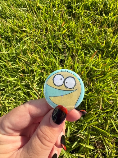 Cheese Pin Button
