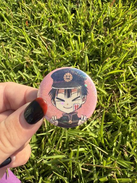 Hanako Pin Button