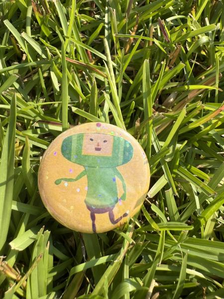 Katamari Pin Button