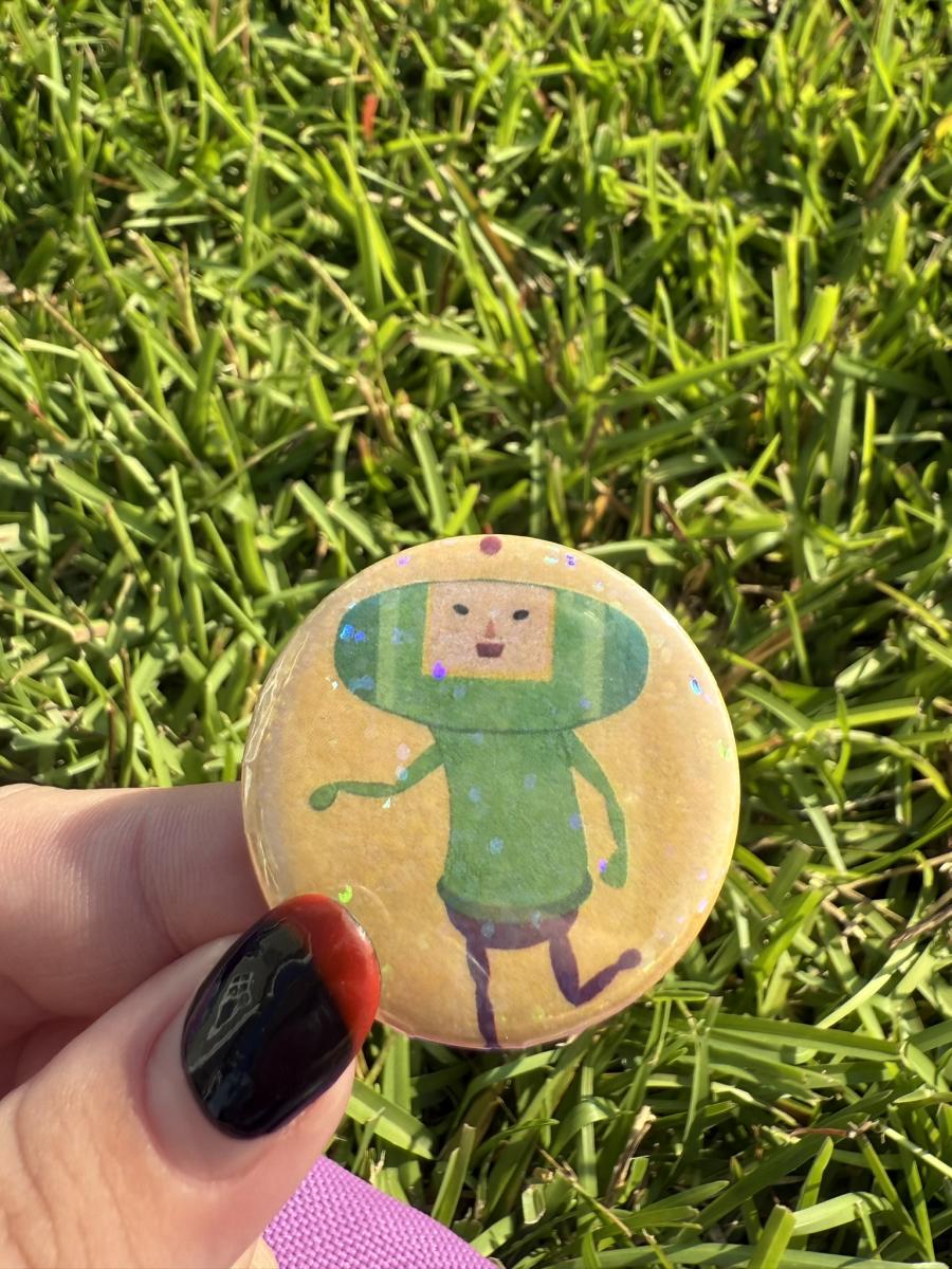 Katamari Pin Button picture