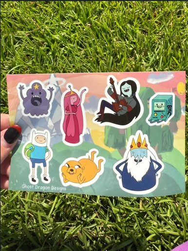Adventure Time Sticker Sheet picture
